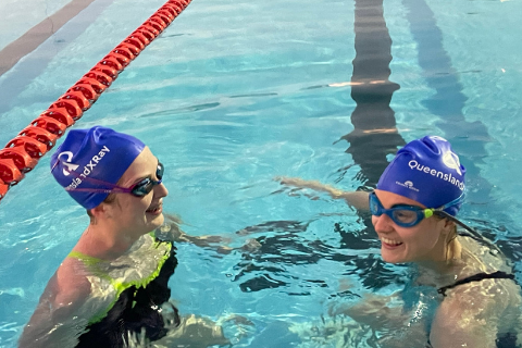 Queensland XRay charity swim team Queensland XRay