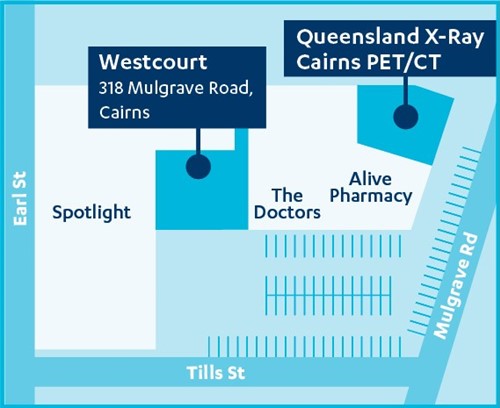 Map of Queensland X-Ray Westcourt