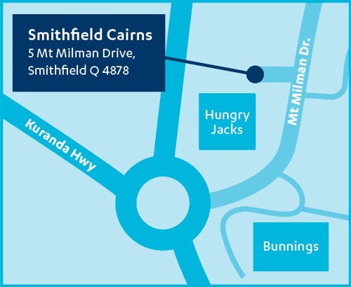 Map of Queensland X-Ray Smithfield